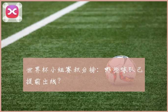 世界杯小组赛积分榜：哪些球队已提前出线？